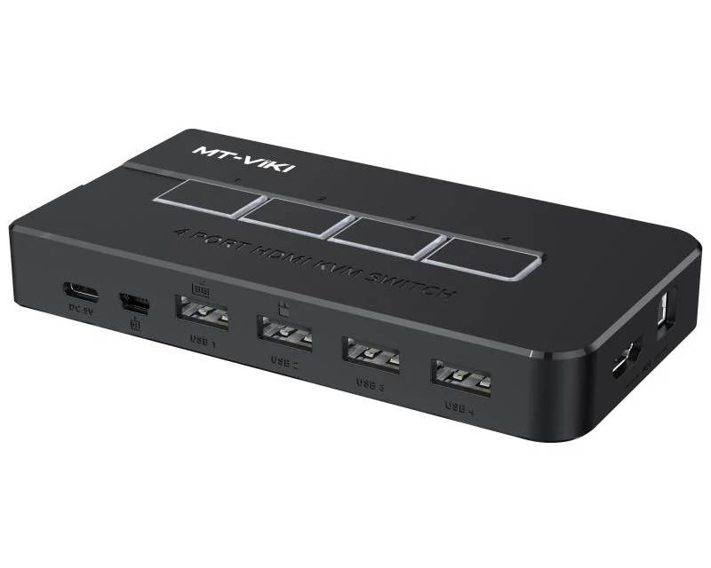 MT-Viki MT-KH4S 4-portni HDMI KVM svič 4K/60 Hz