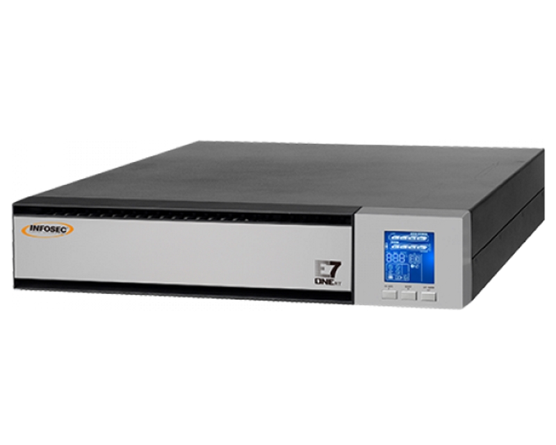 Infosec E7 One 1000 RT IEC UPS 1000 W sa rack kit-om