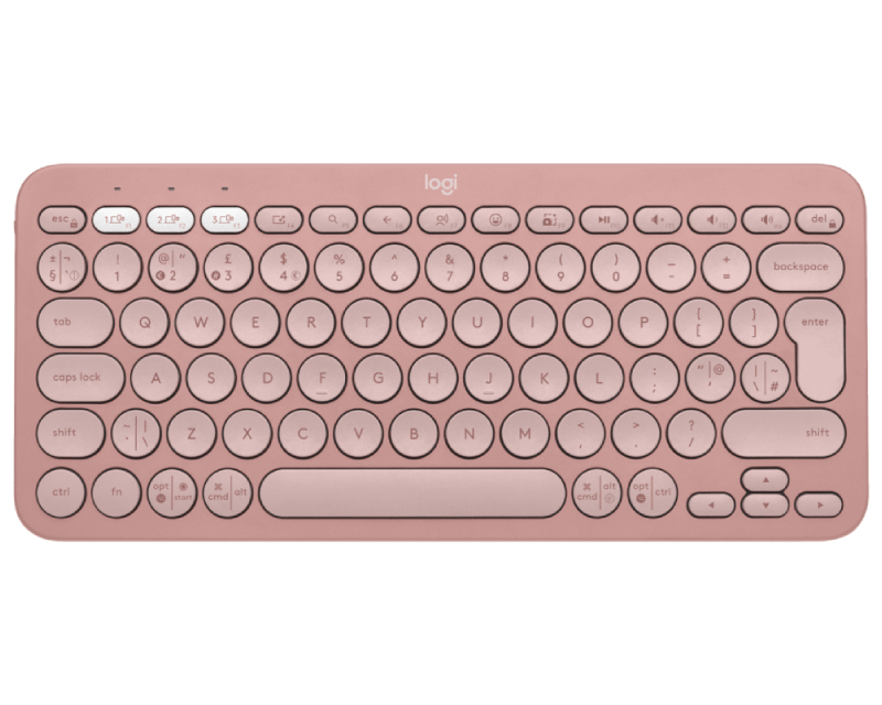 Logitech Pebble Keys 2 K380s Bluetooth tastatura, US, roze