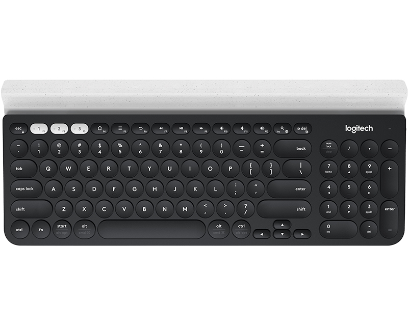 Logitech K780 bežična tastatura za više uređaja, US, tamnosiva