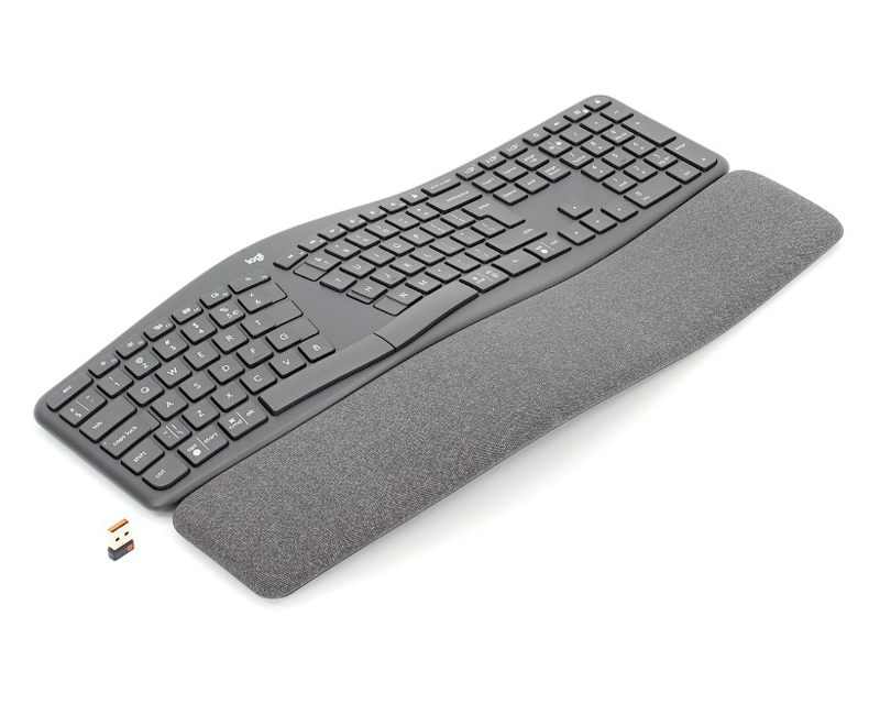 Logitech ERGO K860 bežična split tastatura, US International, grafitna