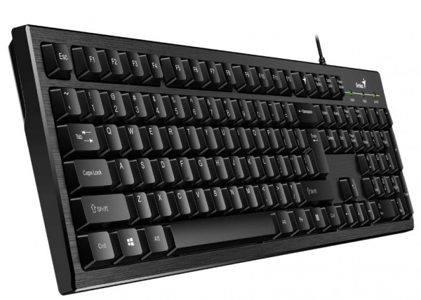 Genius Smart KB-100 žična USB tastatura punog formata, US raspored, crna
