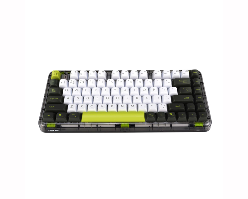 ASUS Jelly75 KD201 Volt Green mehanička bežična tastatura, US raspored
