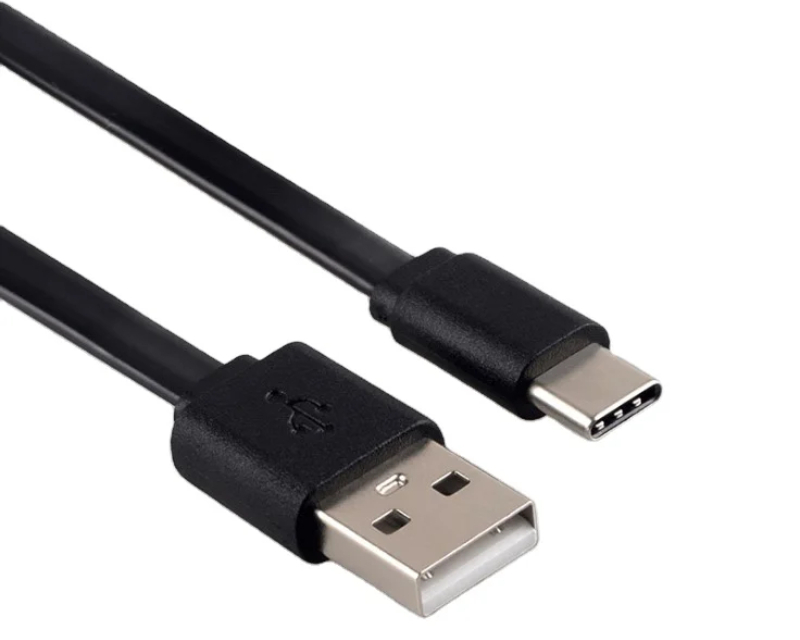E-Green USB-A na USB-C kabl za punjenje 5 A, 2 m, crni