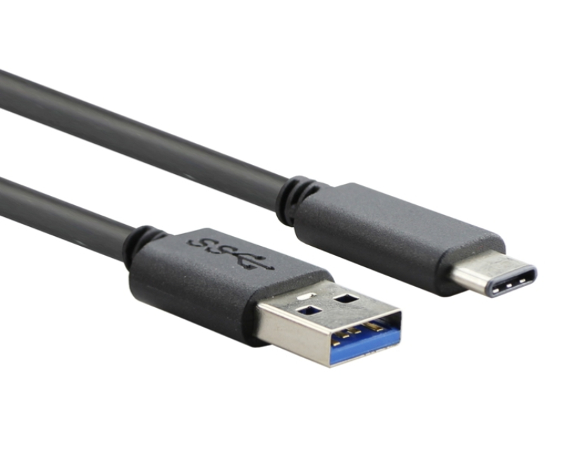 E-Green USB 3.0 kabl USB-A na USB-C 3.1, 2 m, crni