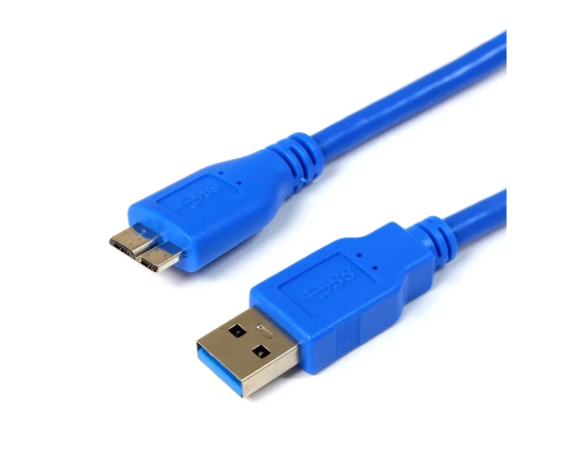 USB 3.0 kabl A muški na Micro-B muški, 1,8 m, plavi