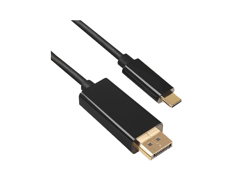USB-C na DisplayPort kabl, 1,8 m, crni