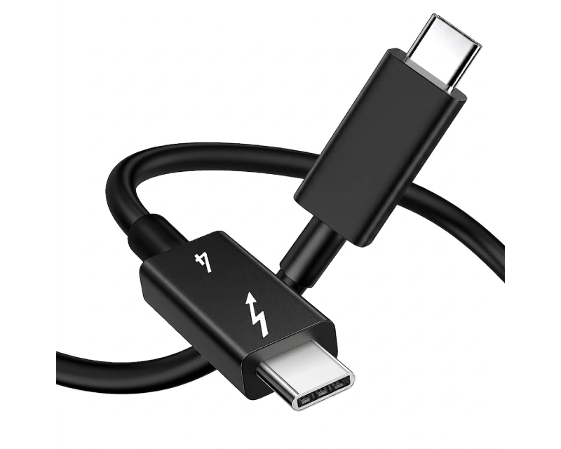 Thunderbolt 4 USB-C kabl, 40 Gbps, 8K/60 Hz, 1 m