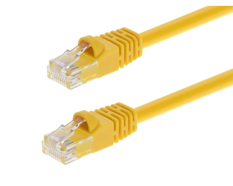 E-Green UTP Cat6 mrežni kabl, 0,3 m, žuti