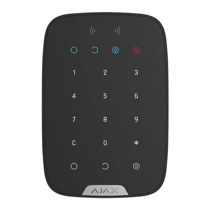 Ajax KeyPad Plus-B bežična tastatura crna sa RFID čitačem