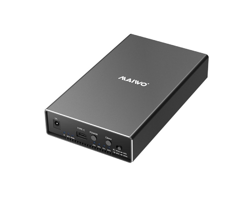 Maiwo K3527N USB-C kućište za SATA i NVMe diskove sa offline kloniranjem