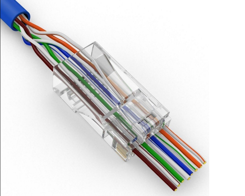 MAXPRO LINE Cat5e UTP RJ45 Keystone konektor 180°