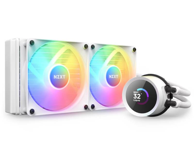 NZXT Kraken 240 RGB belo vodeno hlađenje sa LCD ekranom
