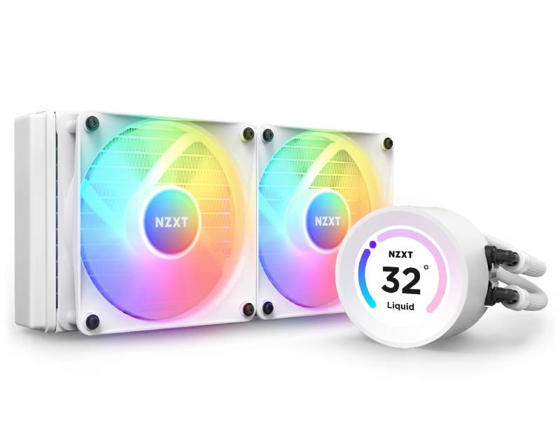 NZXT Kraken Elite 240 RGB belo vodeno hlađenje sa LCD ekranom
