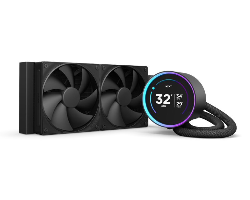 NZXT Kraken Elite 240 crno vodeno hlađenje sa IPS LCD ekranom
