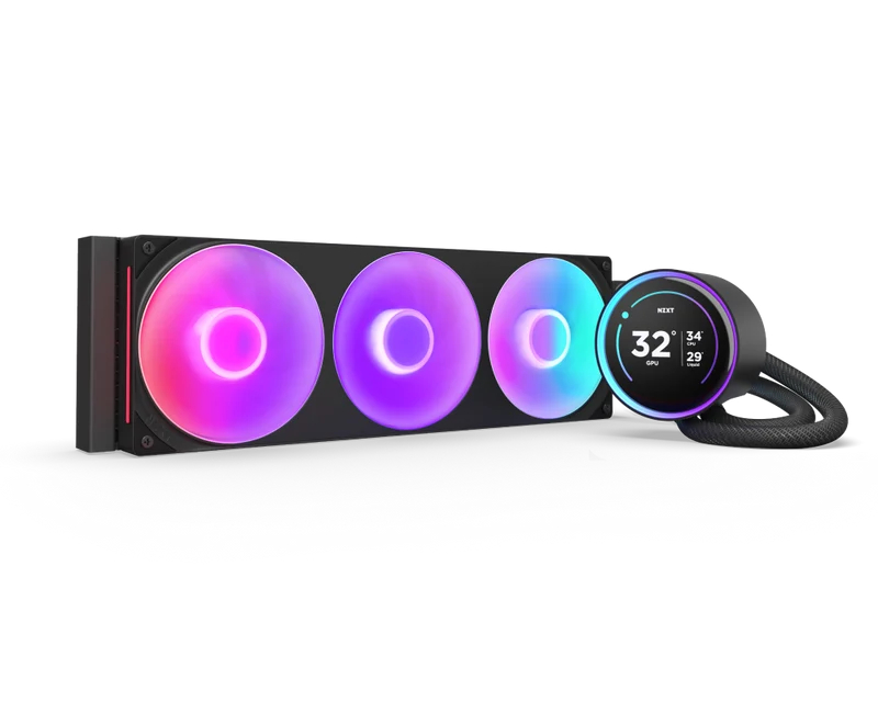 NZXT Kraken Elite 420 RGB crno AIO vodeno hlađenje sa LCD ekranom