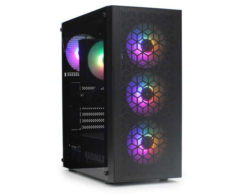 Raidmax Meshian X921 kućište sa 675 W napajanjem i RGB ventilatorima
