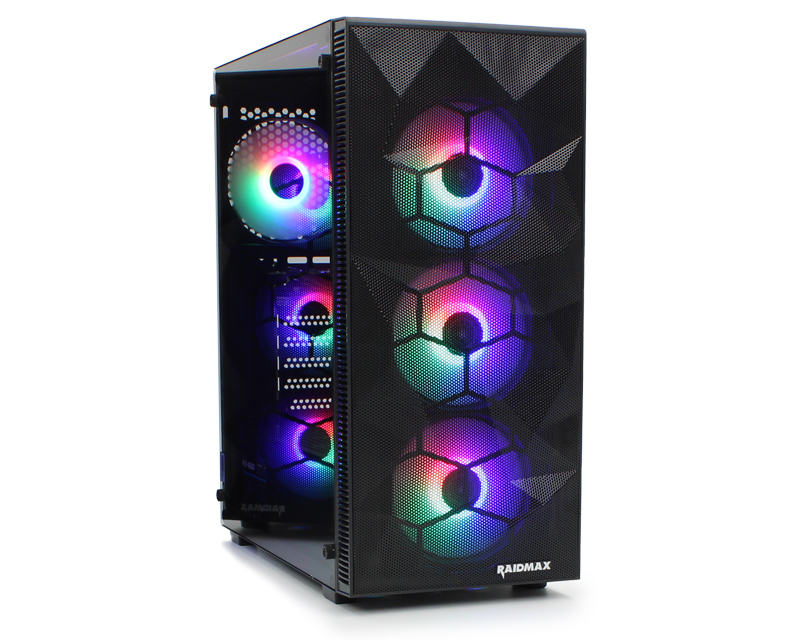 Raidmax Vector V151 kućište sa 650 W napajanjem i 4 RGB ventilatora