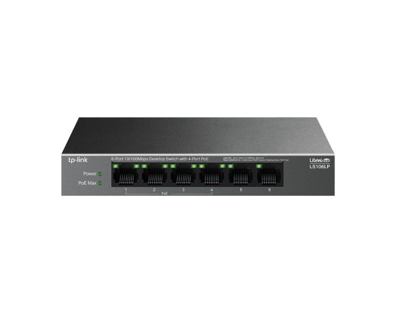 TP-Link LS106LP 6-portni PoE+ svič 10/100 Mbps