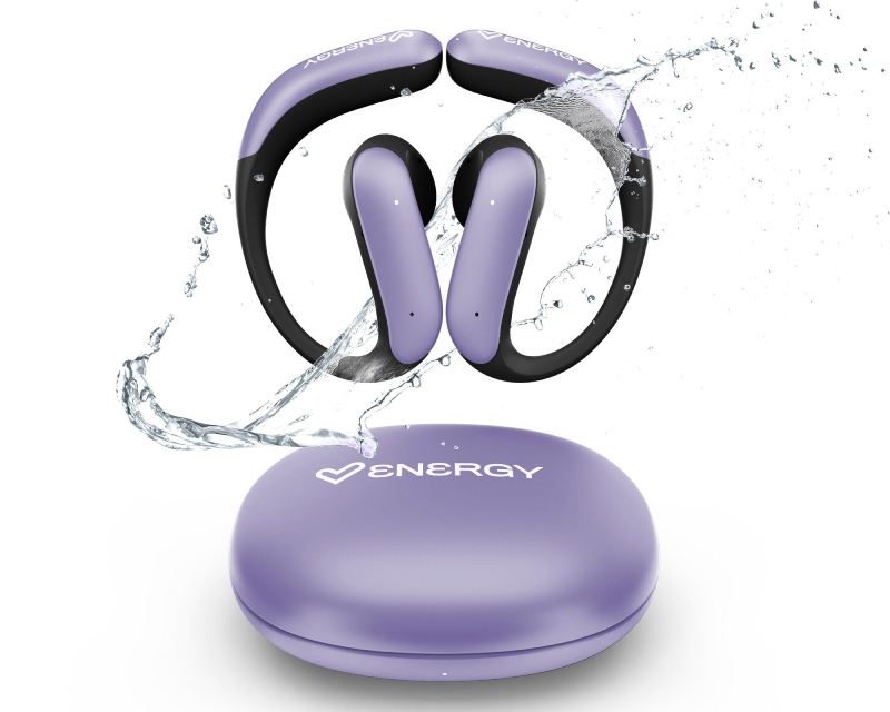 Energy Sistem PulseFit Lavender bežične sportske slušalice, Bluetooth 5.4, IPX5