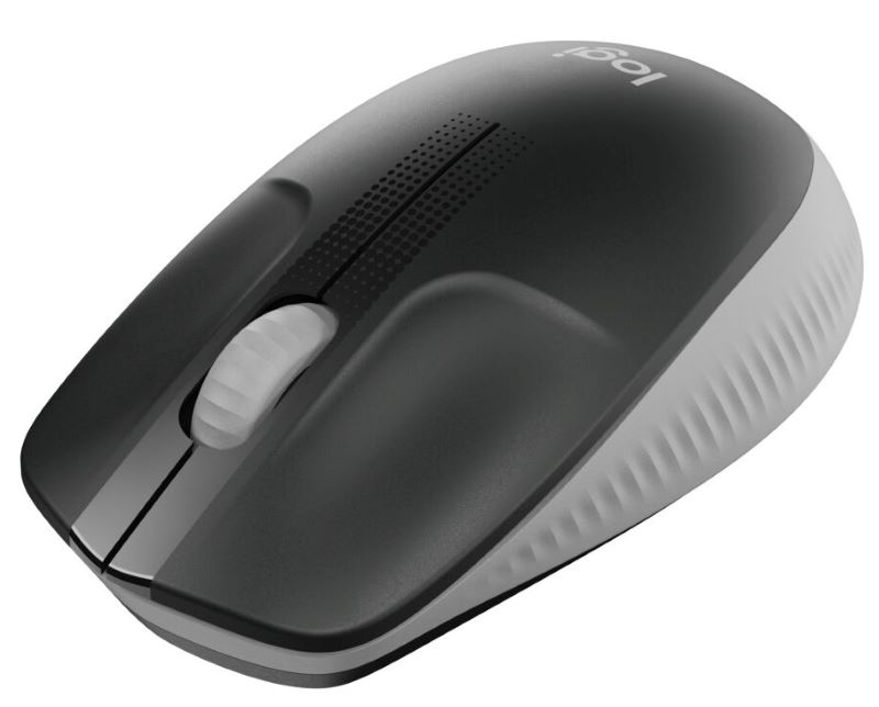 Logitech M190 bežični miš pune veličine, sivi, 1.000 dpi