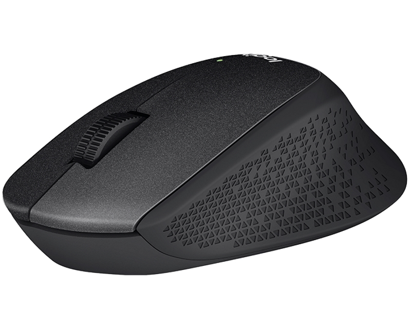Logitech M330 Silent Plus bežični optički miš, crni