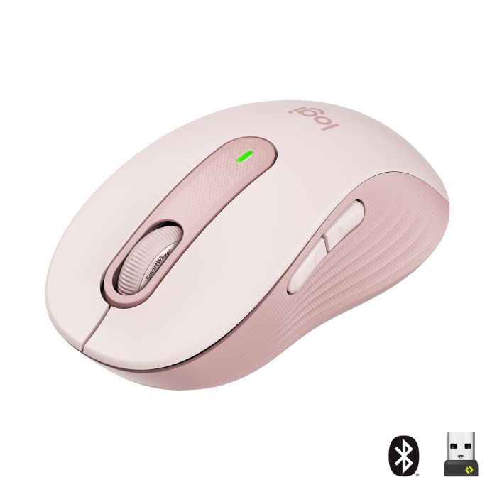 Logitech Signature M650 Rose bežični miš standardne veličine