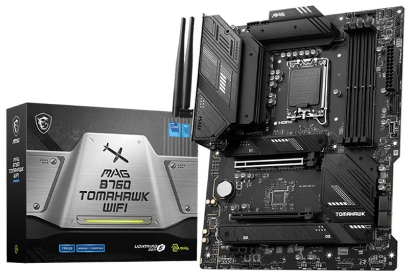 MSI MAG B760 TOMAHAWK WIFI DDR5 ATX matična ploča