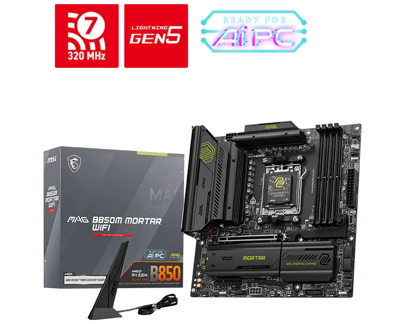 MSI MAG B850M MORTAR WIFI micro-ATX matična ploča
