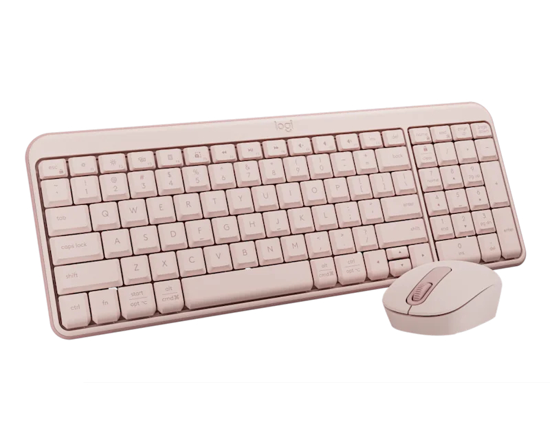 Logitech MK251 Bluetooth komplet tastature K251 i miša M196, roze