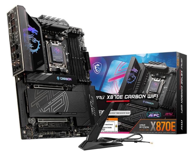 MSI MPG X870E Carbon WiFi ATX matična ploča za AMD AM5