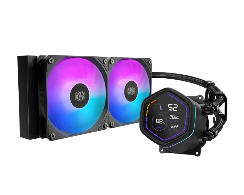 Cooler Master MasterLiquid Core Nex Digital 240 ARGB vodeno hlađenje sa ekranom
