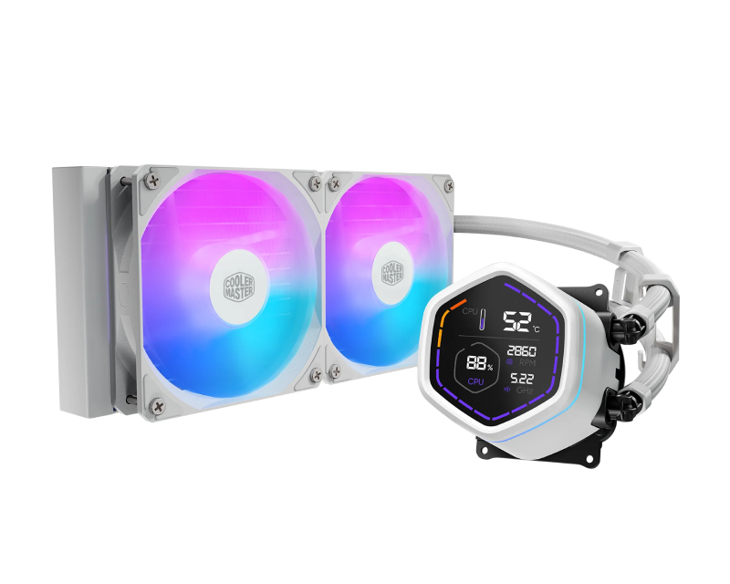Cooler Master MasterLiquid Core Nex Digital 240 White ARGB vodeno hlađenje