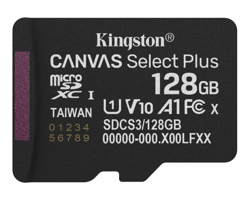 Kingston Canvas Select Plus G3 microSDXC 128 GB SDCS3/128GBSP