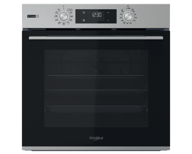 Whirlpool OMSK58HU1SX ugradna rerna sa SteamAid, 71 l, inox