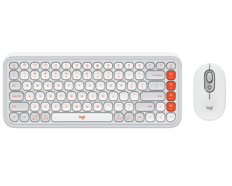 Logitech POP Icon Combo bežični komplet tastature i miša, US (EN), bela