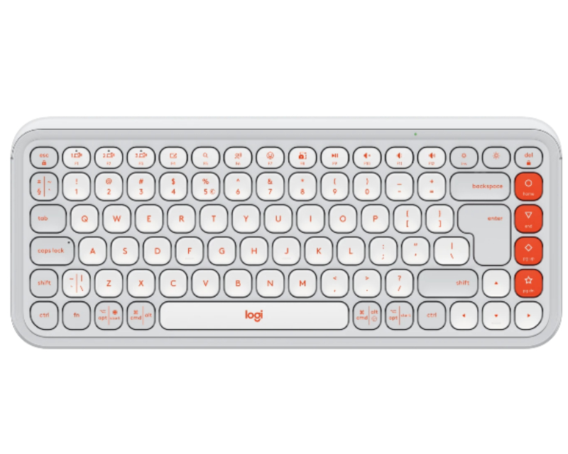 Logitech POP Icon Keys bela US Bluetooth tastatura