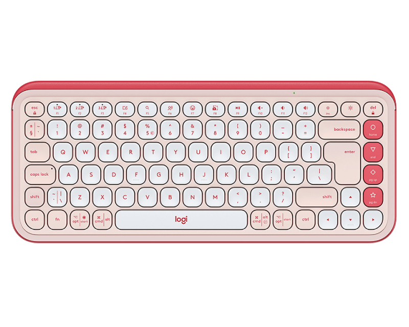Logitech POP Icon Keys roze US Bluetooth tastatura