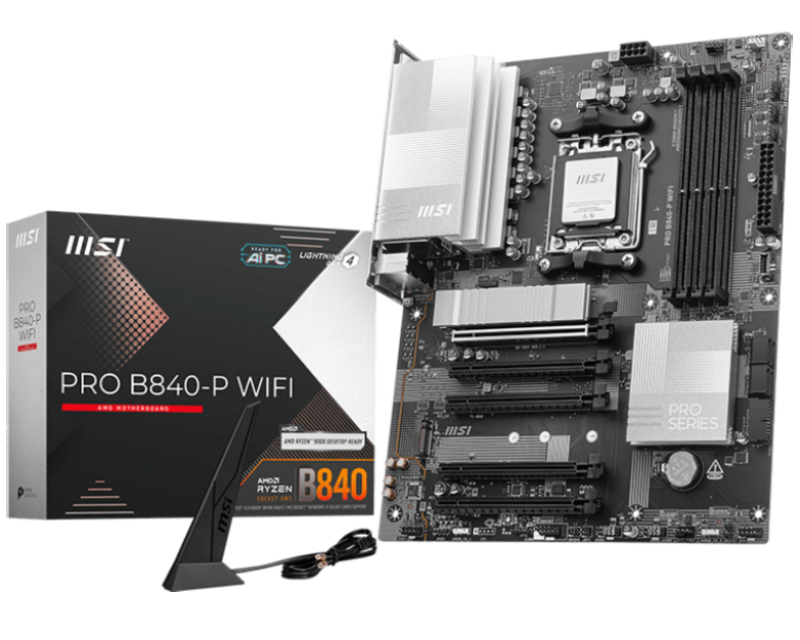 MSI PRO B840-P WIFI ATX matična ploča, Wi-Fi 7