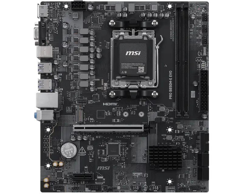 MSI PRO B850M-E EVO AM5 B850 microATX matična ploča