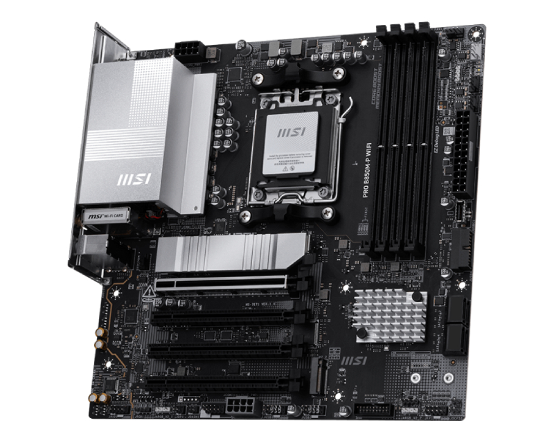 MSI PRO B850M-P WIFI matična ploča, AMD B850, AM5, DDR5, micro-ATX
