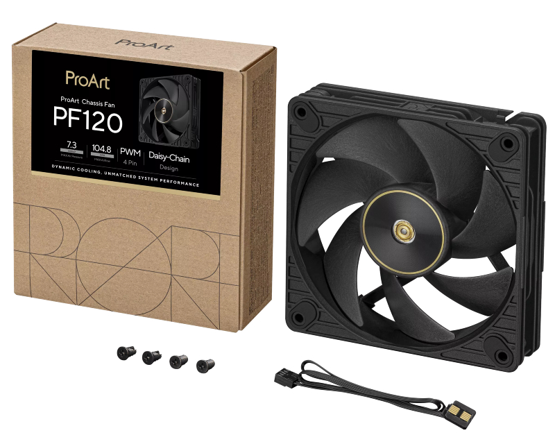 ASUS ProArt PF120 PWM Black 120 mm ventilator