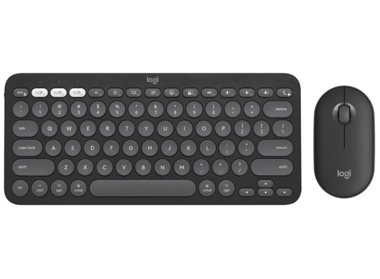 Logitech Pebble 2 Combo for Mac US International grafitna tastatura i miš