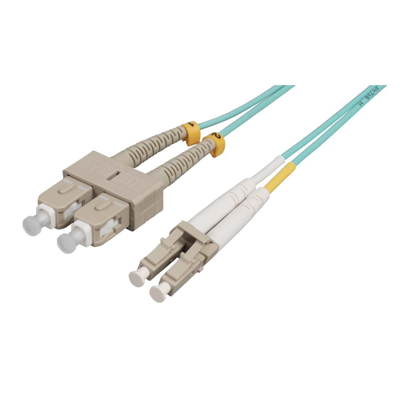 CIP OM4 optički patch kabl SC/UPC–LC/UPC duplex 3 m