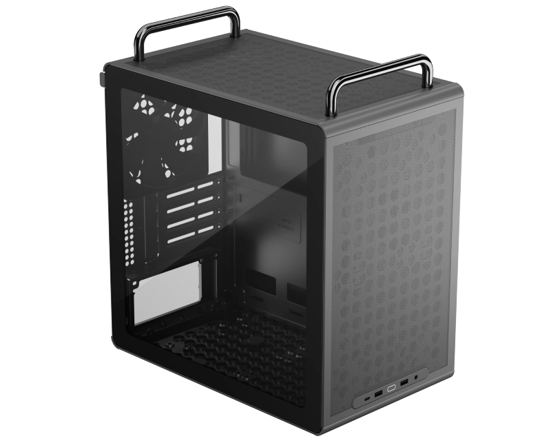 Cooler Master QUBE 340 Black Micro-ATX kućište sa kaljenim staklom