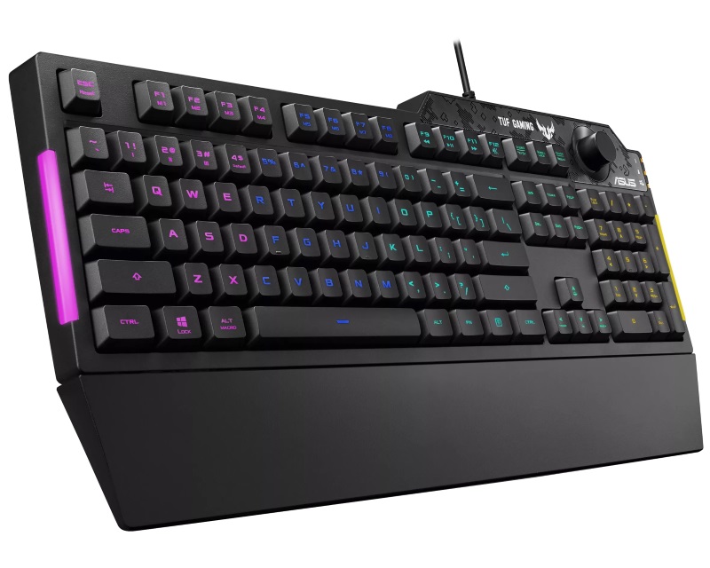 ASUS TUF Gaming K1 RA04 US RGB gejming tastatura sa osloncem