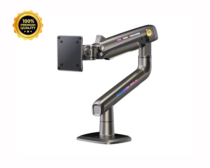 North Bayou F5 RGB stoni nosač za monitor 27–60 inča, matte charcoal