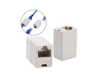 E-Green RJ-45 8/8 nastavak F/F, beli