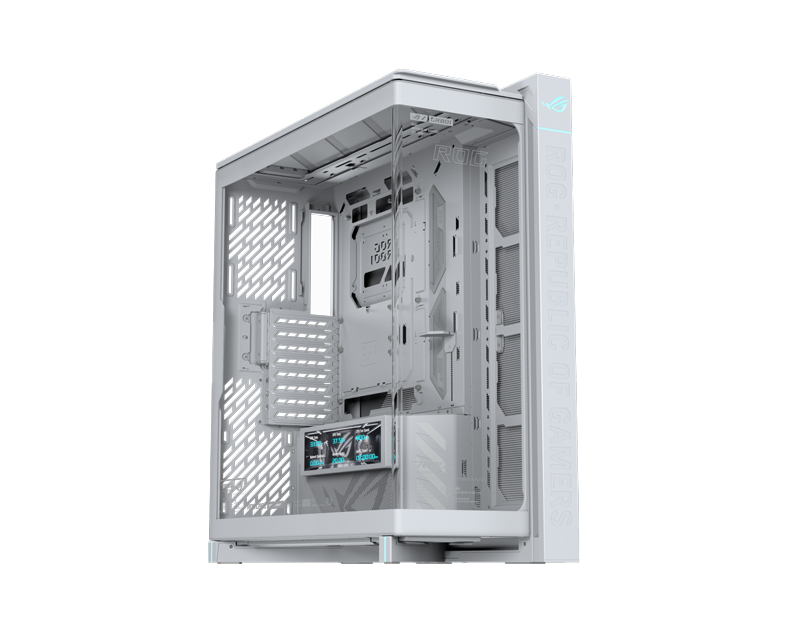 ASUS ROG Cronox GR801 ARGB White kućište sa 9,2-inčnim LCD ekranom