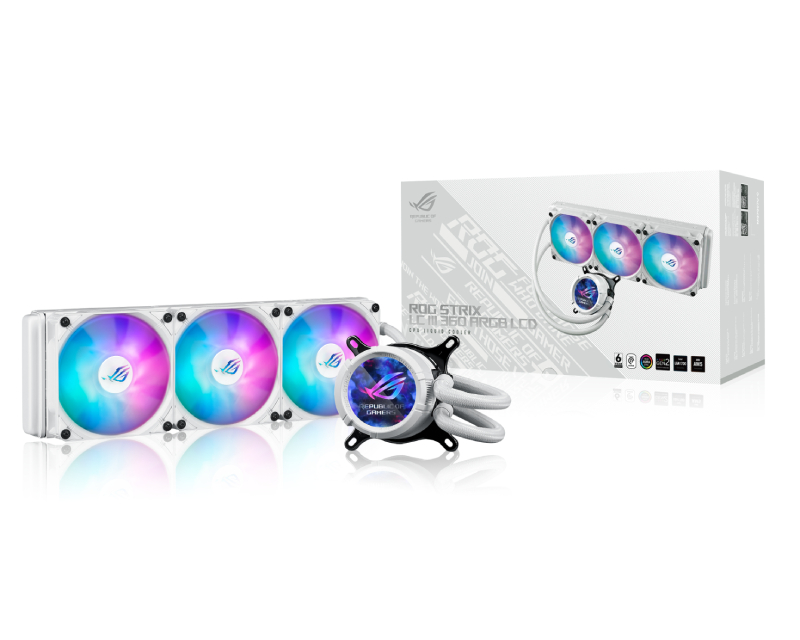 ASUS ROG Strix LC III 360 ARGB LCD White Edition vodeno hlađenje procesora